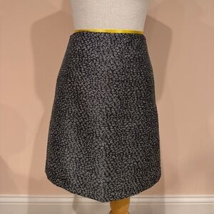 Loft Shimmer Jacquard Shift Skirt